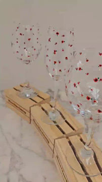 Thumbnail: Pretty Poppy - Flute Glass 