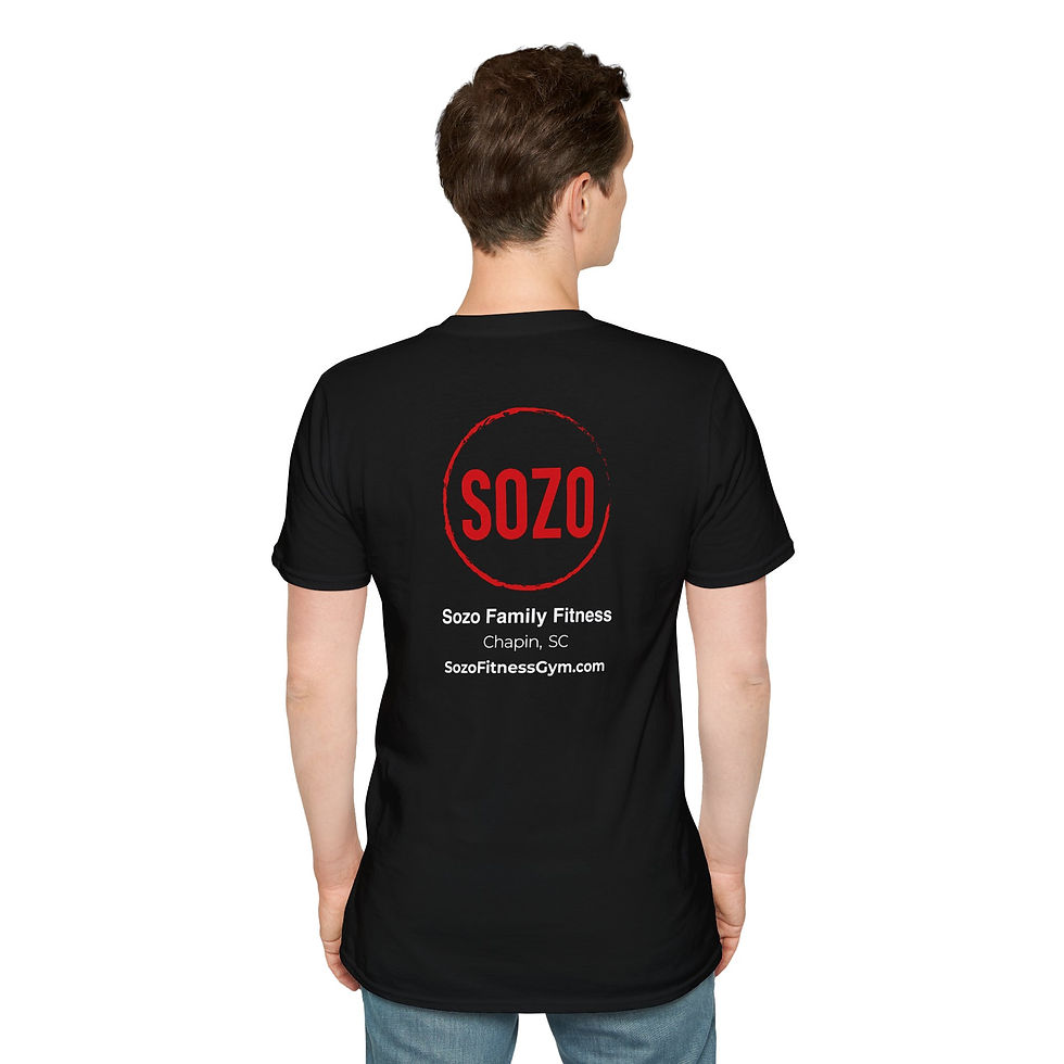 Thumbnail: Men's Sozo Logo T-Shirt – Info Back Edition