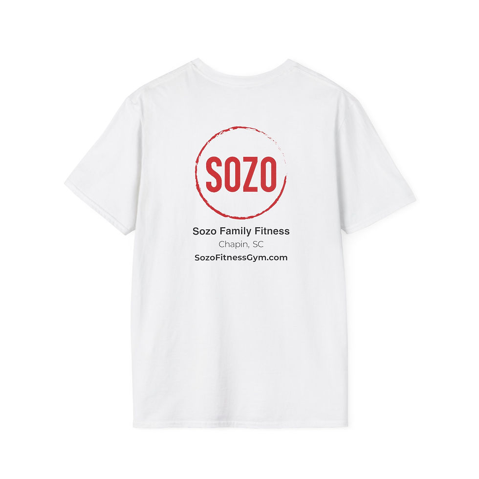 Thumbnail: Men's Sozo Logo T-Shirt – Info Back Edition