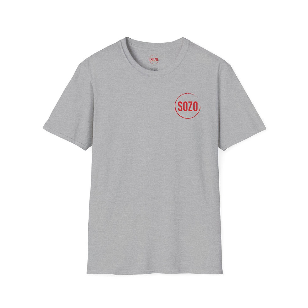 Thumbnail: Men's Sozo Logo T-Shirt – Info Back Edition