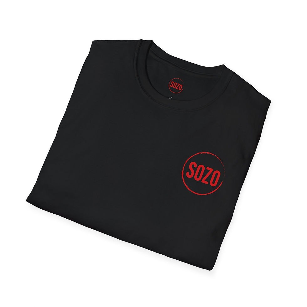 Thumbnail: Men's Sozo Logo T-Shirt – Info Back Edition