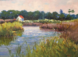White House on Wingate-Seger $1500 12x16