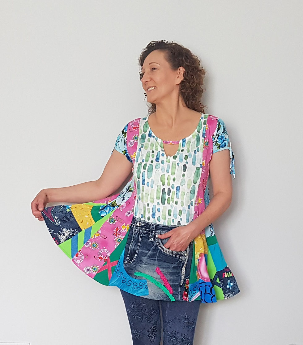 Thumbnail: Cutecore denim tunic top