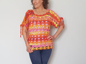Say Hello to Tutti Frutti Top crochet pattern