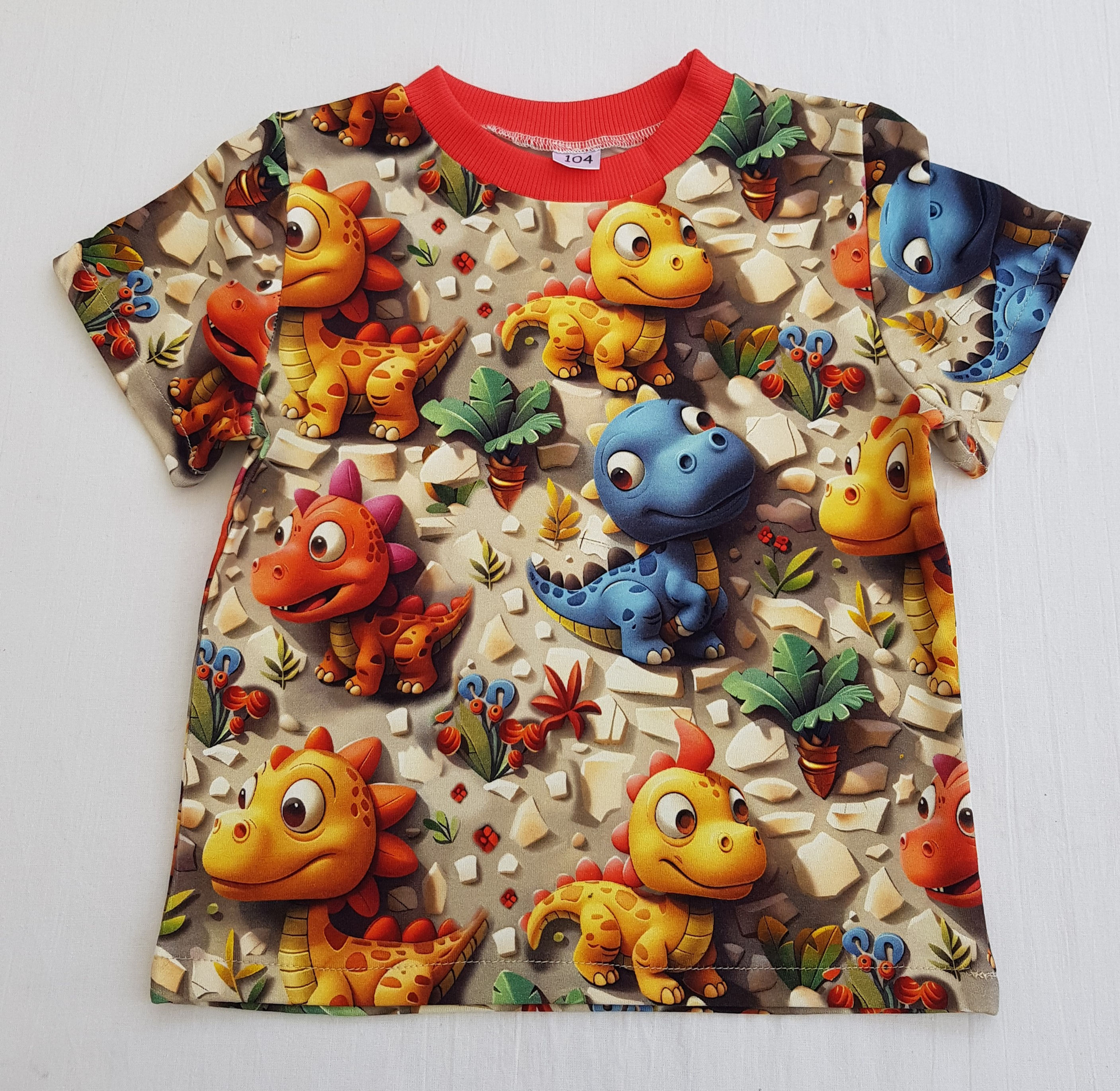 3D dinosaur t-shirt
