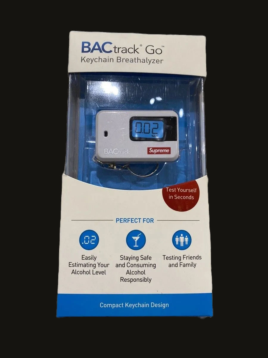 Supreme BACtrack Go Keychain Breathalyzer