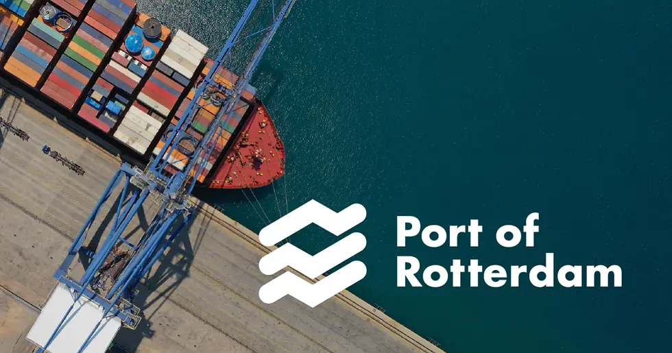 High angle view of a large oil tanker docked at a port for loading