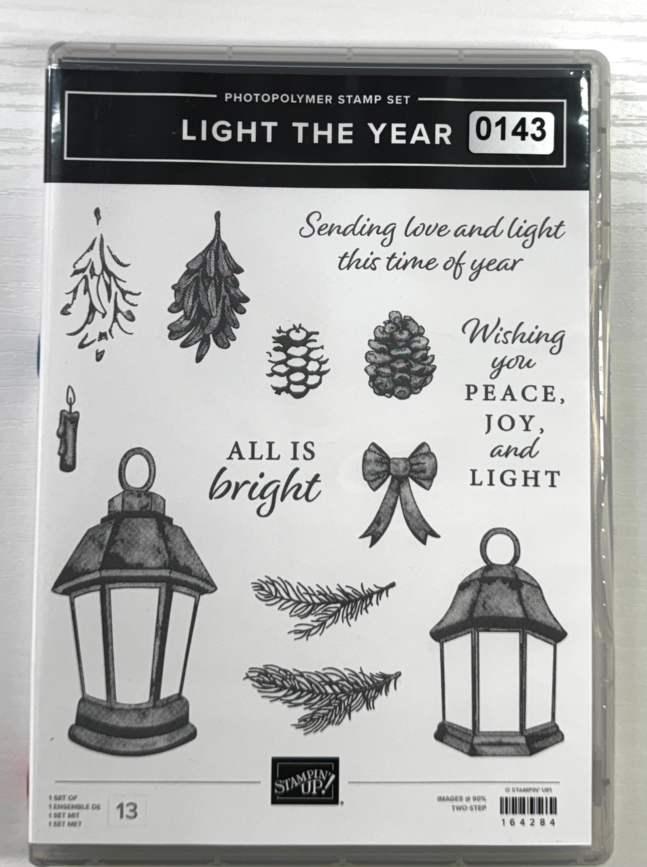 Light the Year Photopolymer Stamp Set & Dies - Retired