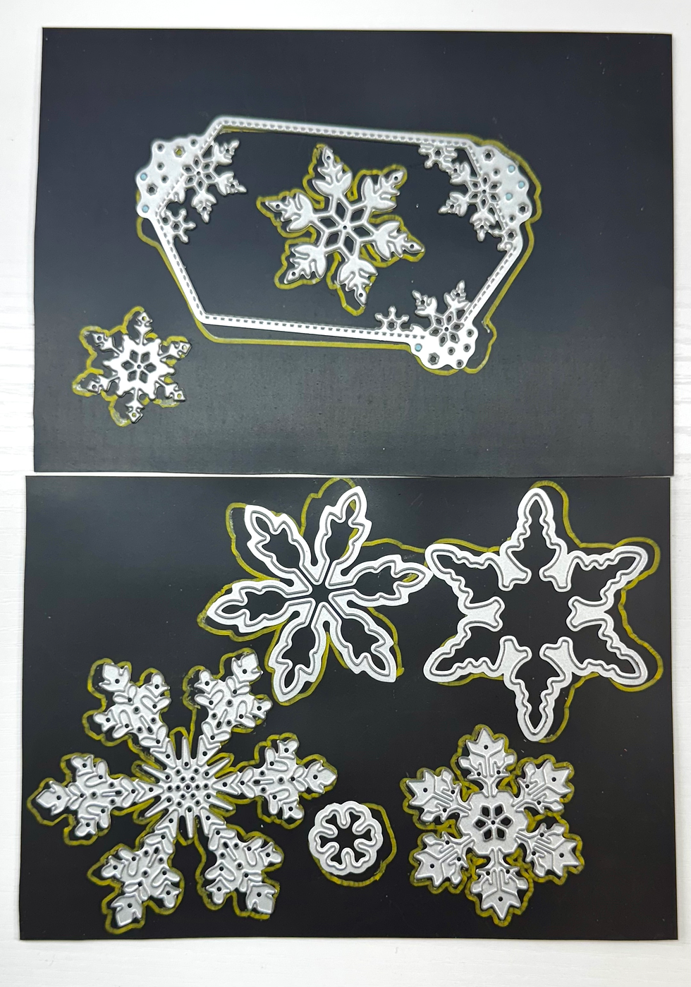 Thumbnail: Snowflake Wishes Photopolymer Stamp Set & So Many Snowflakes Dies - Retired