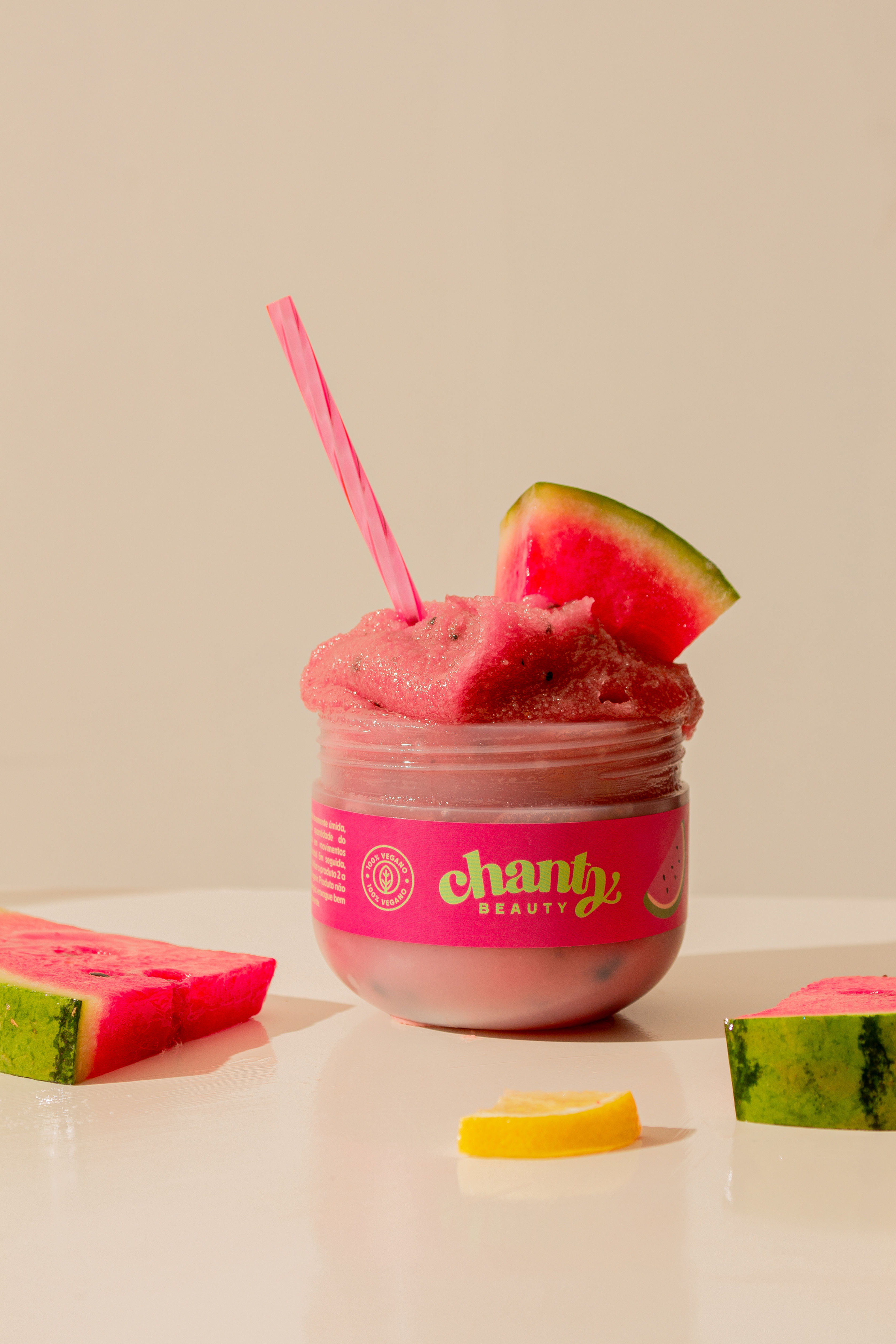Esfoliante de melancia Chanty Beauty: refrescante e delicioso