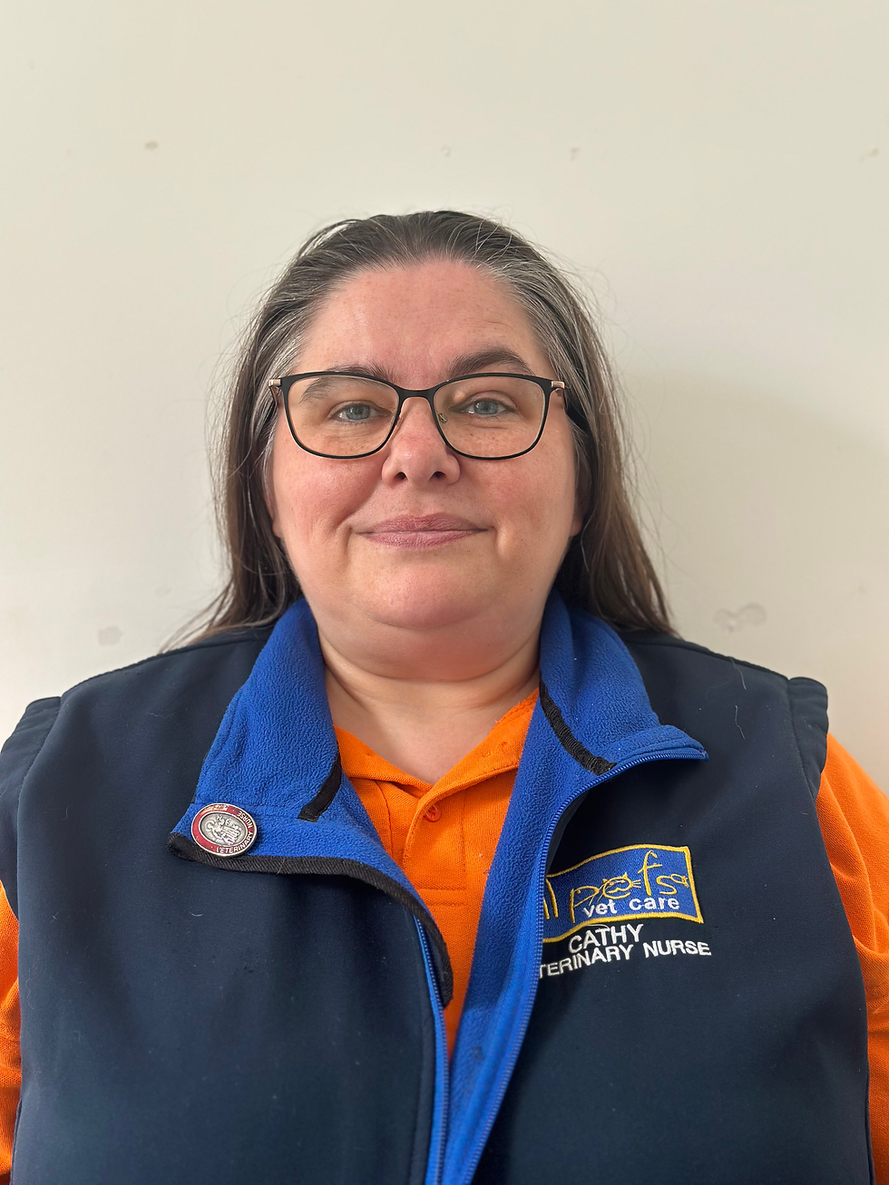 Cathy, a veterinary nurse, from our friendly team.