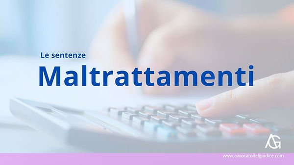 Maltrattamenti