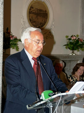Juan José Viola Cardoso, agradeciendo el galardón recibido (Fotografía: Cesáreo Martín Martínez)