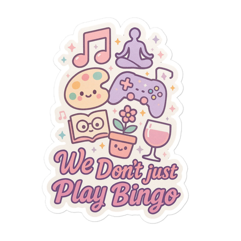 Thumbnail: We Don't Just Play Bingo Sticker!