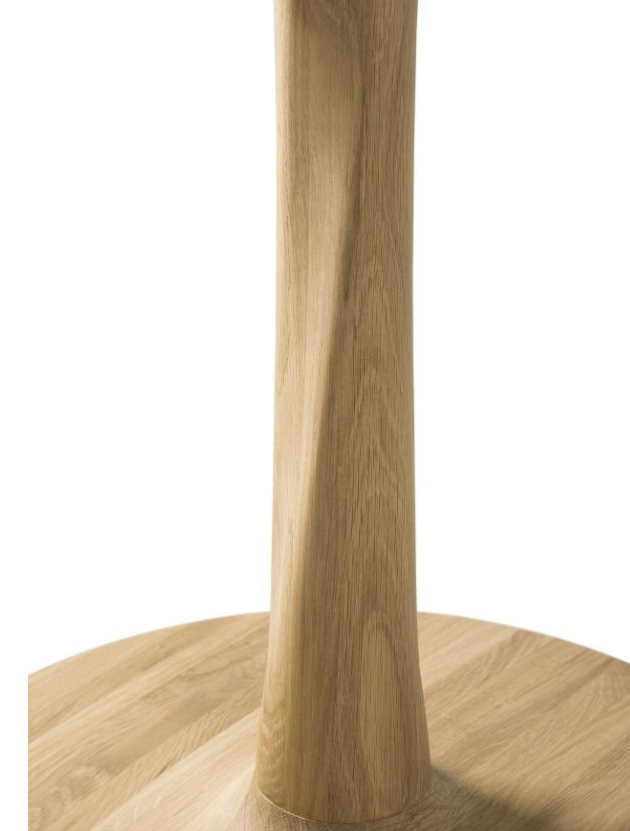 Miniature : Table ronde en chêne design Ethnicraft Dining 2 à 4 perso ( Qté : 2) TAB508