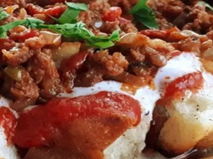 Lezzetli Ekmek Kebabı Gaziantep