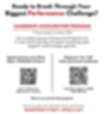 2025 Leadership Acceleration Program flyer, highlighting performance challenges for Executive Directors. Includes website, high satisfaction ratings, information session on September 9.