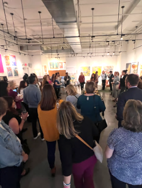 Photo of a group at NPN's Networking Night