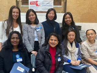 Group of women from Asian Task Force Against Domestic Violence