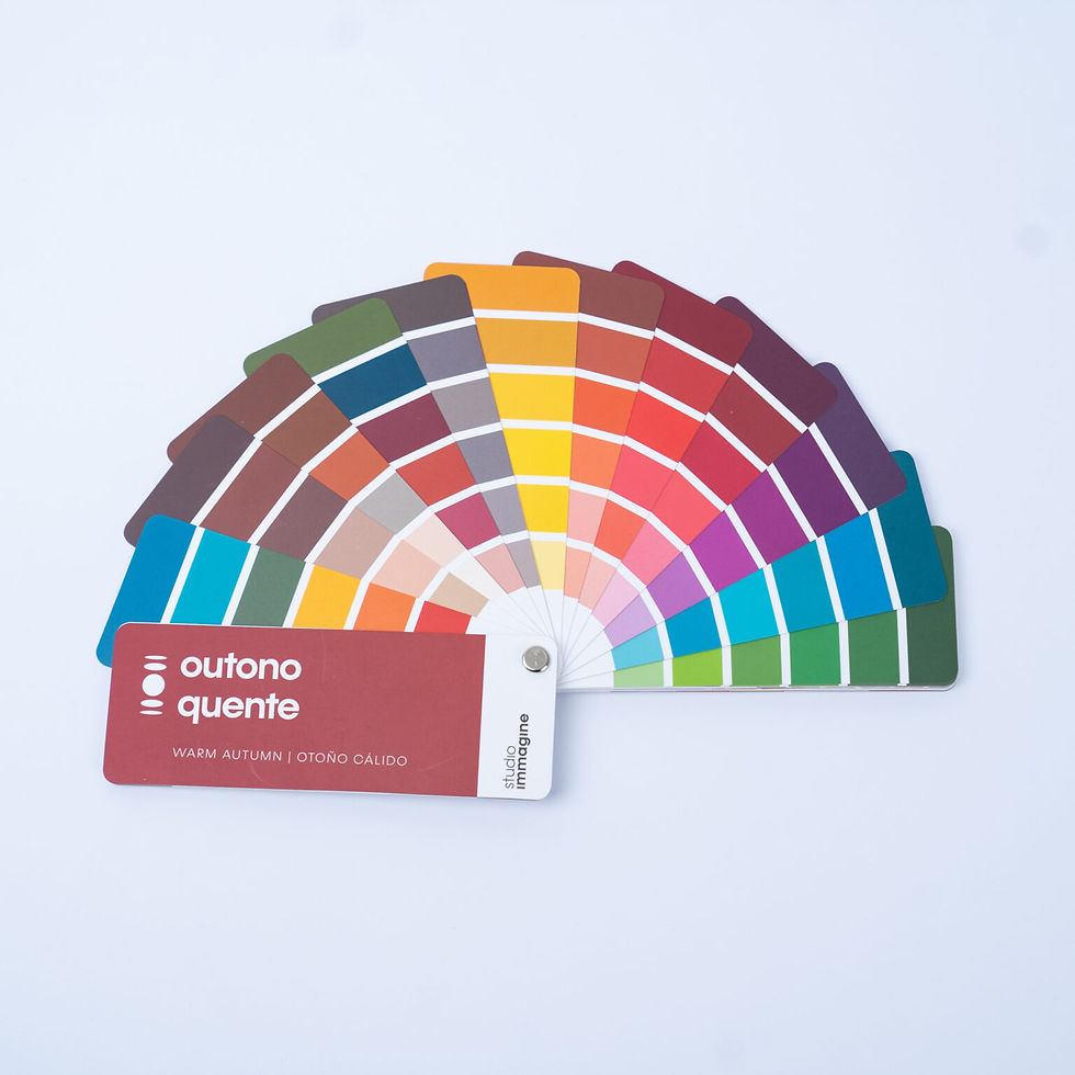 Thumbnail: Warm Autumn Colour Swatch Fan