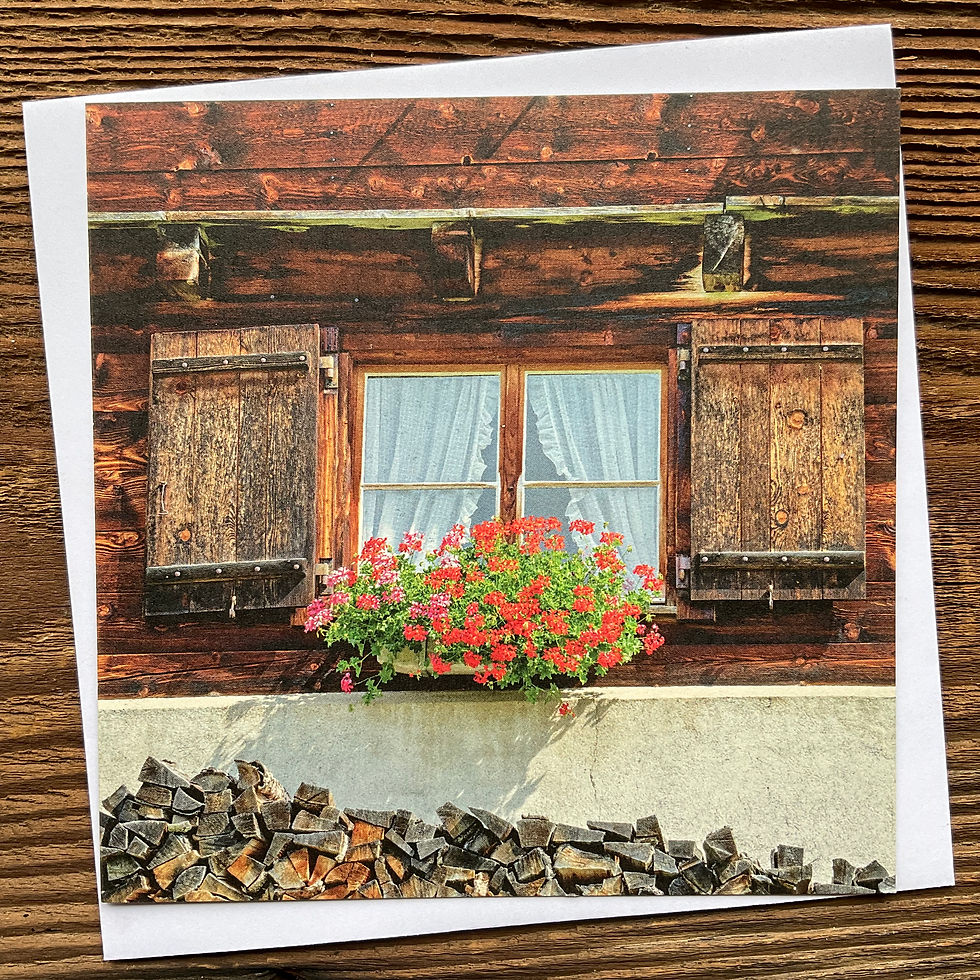 Karte mit Couvert