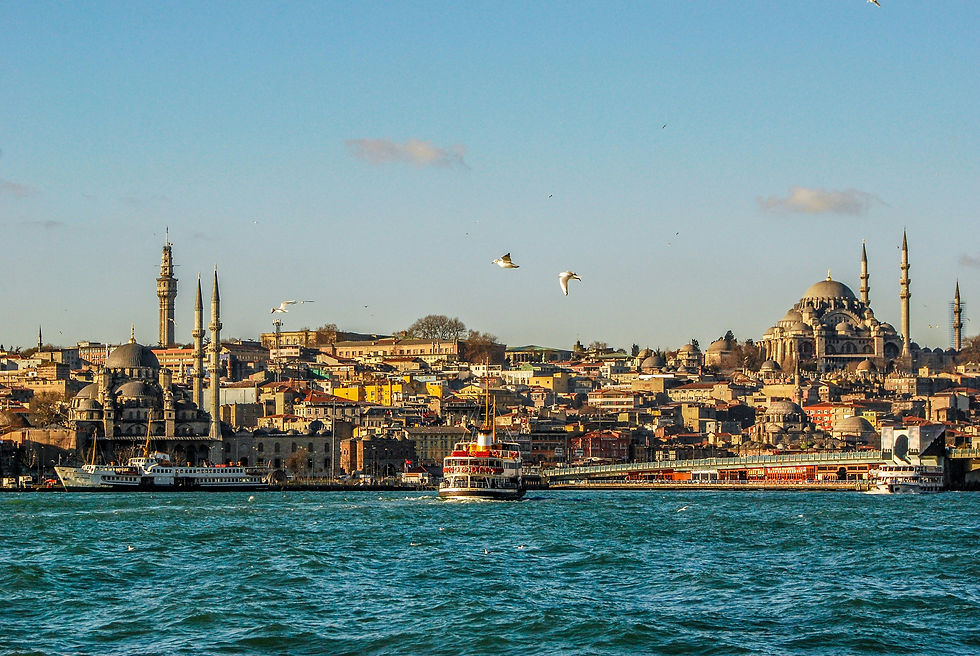 Türkiye'nin 20 yıllık yurt dışı gelir vergi istisnası düzenmesini temsil eden İstanbul şehir manzarası