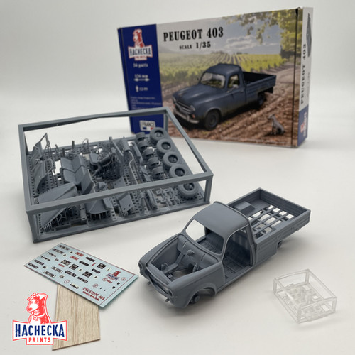 Modèle Réduit Peugeot 403 U8I N°74 - Véhicule Publicitaire Hachette échelle 1:43 - Neuf