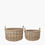 Thumbnail: Kora Set of 2 Round Rattan Baskets