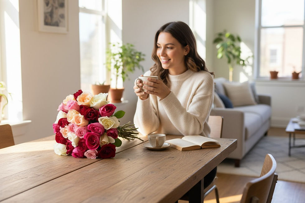 Miniatura: Buquê Mix de 38 Rosas