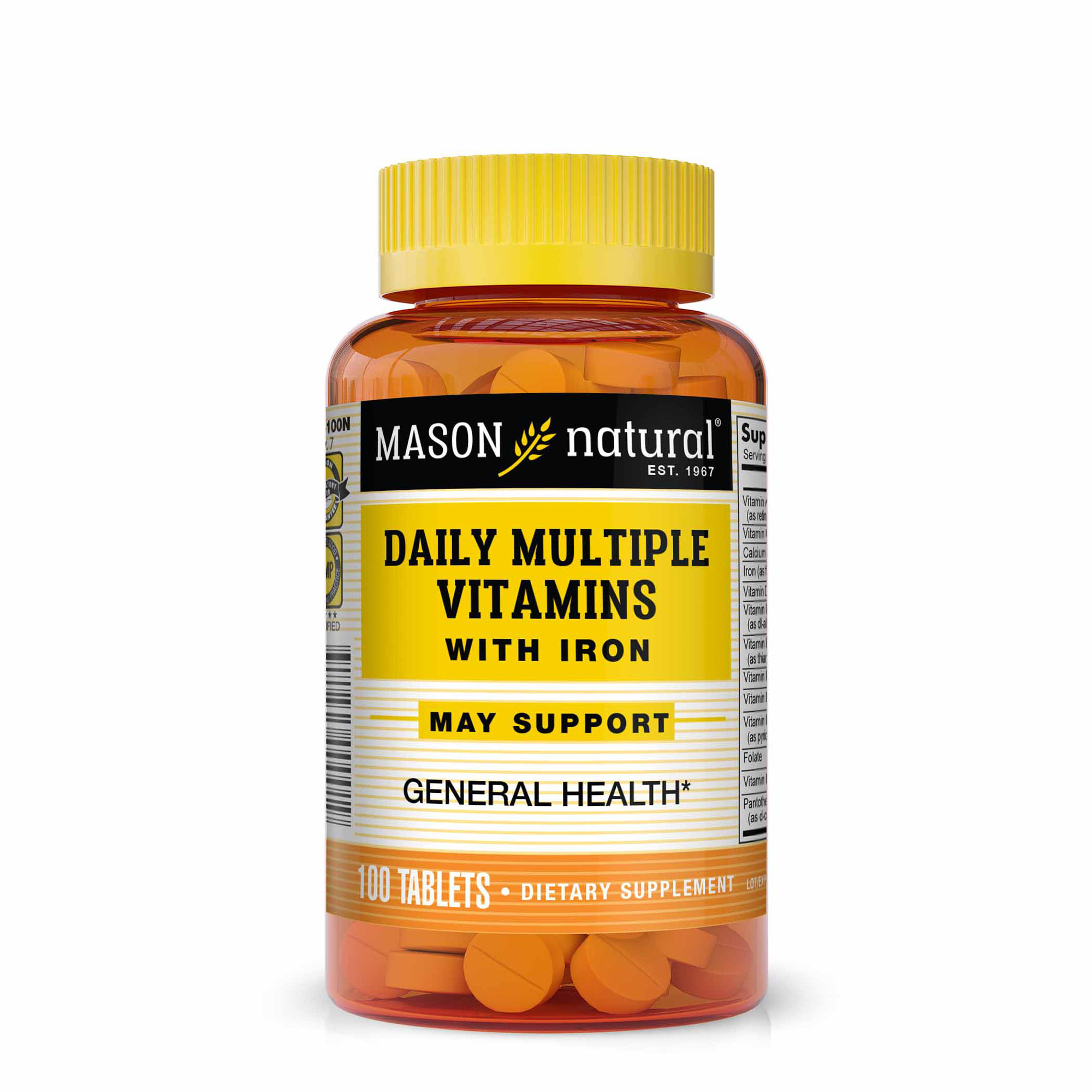 Multi Vitamin with Iron (tabs)    100 count