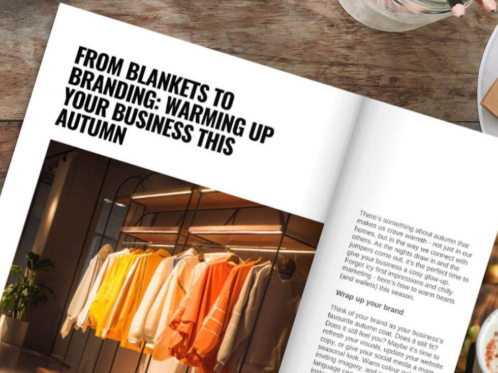 The Cosy Season Has Arrived - Hello October!