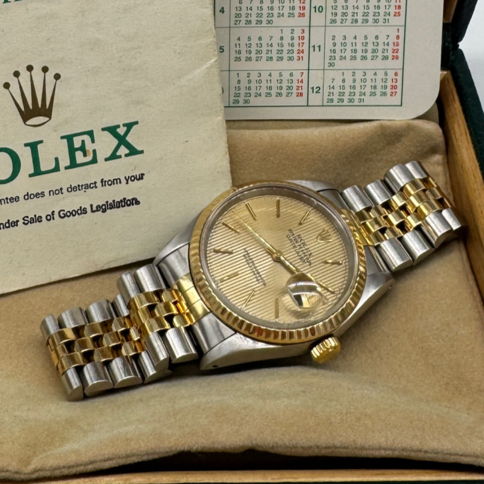 Rolex Datejust 16233 “tapestry dial”