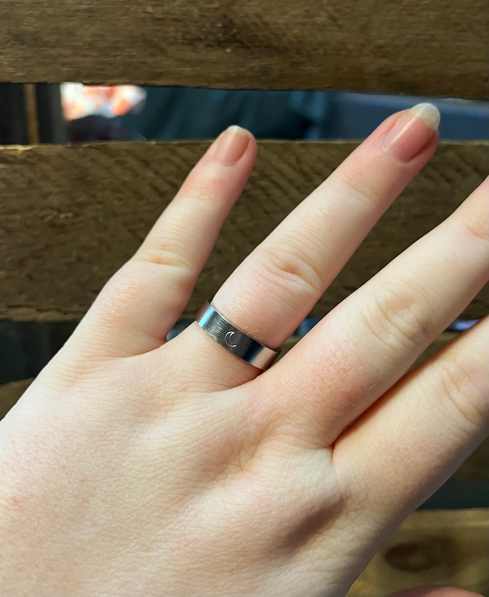 Miniature : Bague plate