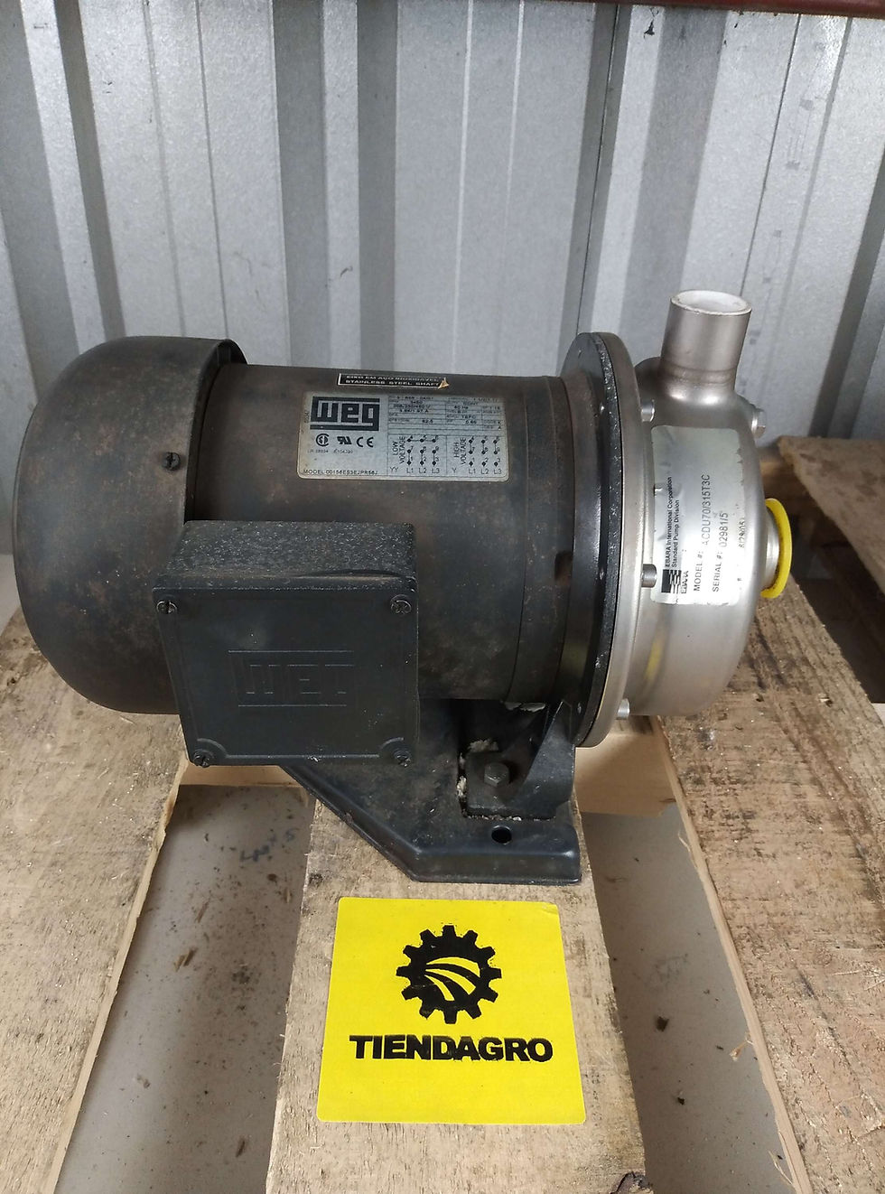 Miniatura: Bomba Centrifuga 1 1/2HP 3450RPM ACDU70/315T3C