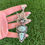 Miniature : Dry Creek Turq Butterfly Maiden Kachina Pendant Handmade by Navajo Fred Charley