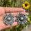 Thumbnail: Sterling Silver Flower-Burst Earrings Handmade by Navajo Dakota Willie
