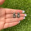 Thumbnail: 1 Pair Star Stud Earrings Handmade by Navajo Happy Piasso