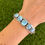 Miniature : Golden Hills Turquoise 5-Stone Stacker Cuff Handmade by Navajo Happy Piasso