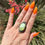 Thumbnail: Palomino Variscite Sterling Silver Ring Handmade by Navajo Marita Benally