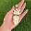 Miniature : Dry Creek Turq Butterfly Maiden Kachina Pendant Handmade by Navajo Fred Charley