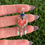 Miniature : Red Spiny Heart and Lapis Lazuli Dangle Pendant Navajo Handmade (not signed)