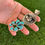 Miniature : Kingman Waterweb Turq Sunface Naja Kachina Pendant Handmade Navajo Fred Charley