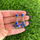 Thumbnail: Natural Lapis Lazuli Drop Stud Earrings Handmade by Navajo Linda Yazzie