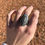 Thumbnail: Multiple Sizes Sterling Silver Elaborate Ingot Ring Handmade Navajo Harry Begay