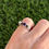 Thumbnail: Amethyst and Freshwater Pearl Heavy Gauge Ring Handmade by Navajo RJ Apacheto
