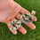 Miniature : RARE Dry Creek Turq Sunface Naja Kachina Pendant Handmade Navajo Freddy Charley
