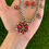 Thumbnail: SET- Natural Coral Complete Necklace & Earrings Set Handmade Navajo Linda Yazzie