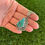 Miniature : High Grade Royston Turq Teardrop Stampwork Pendant Handmade Navajo Happy Piasso