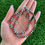 Thumbnail: 18" 6mm Red Italian Coral Single Strand Navajo Pearl Necklace Navajo Handfinishe