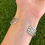 Miniature : Golden Hills Turquoise 5-Stone Stacker Cuff Handmade by Navajo Happy Piasso